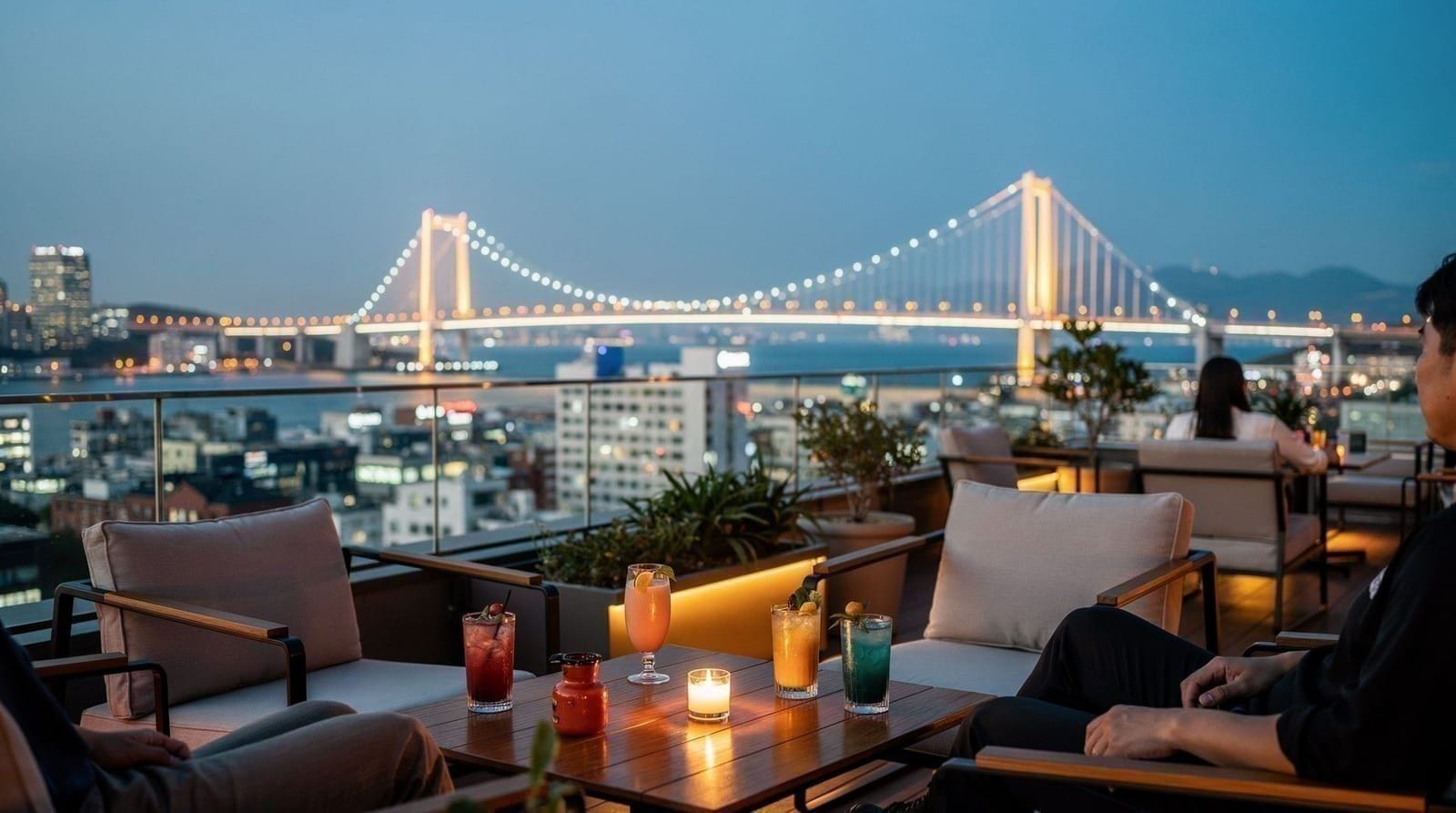 Busan rooftop bars: best views with a drink in hand