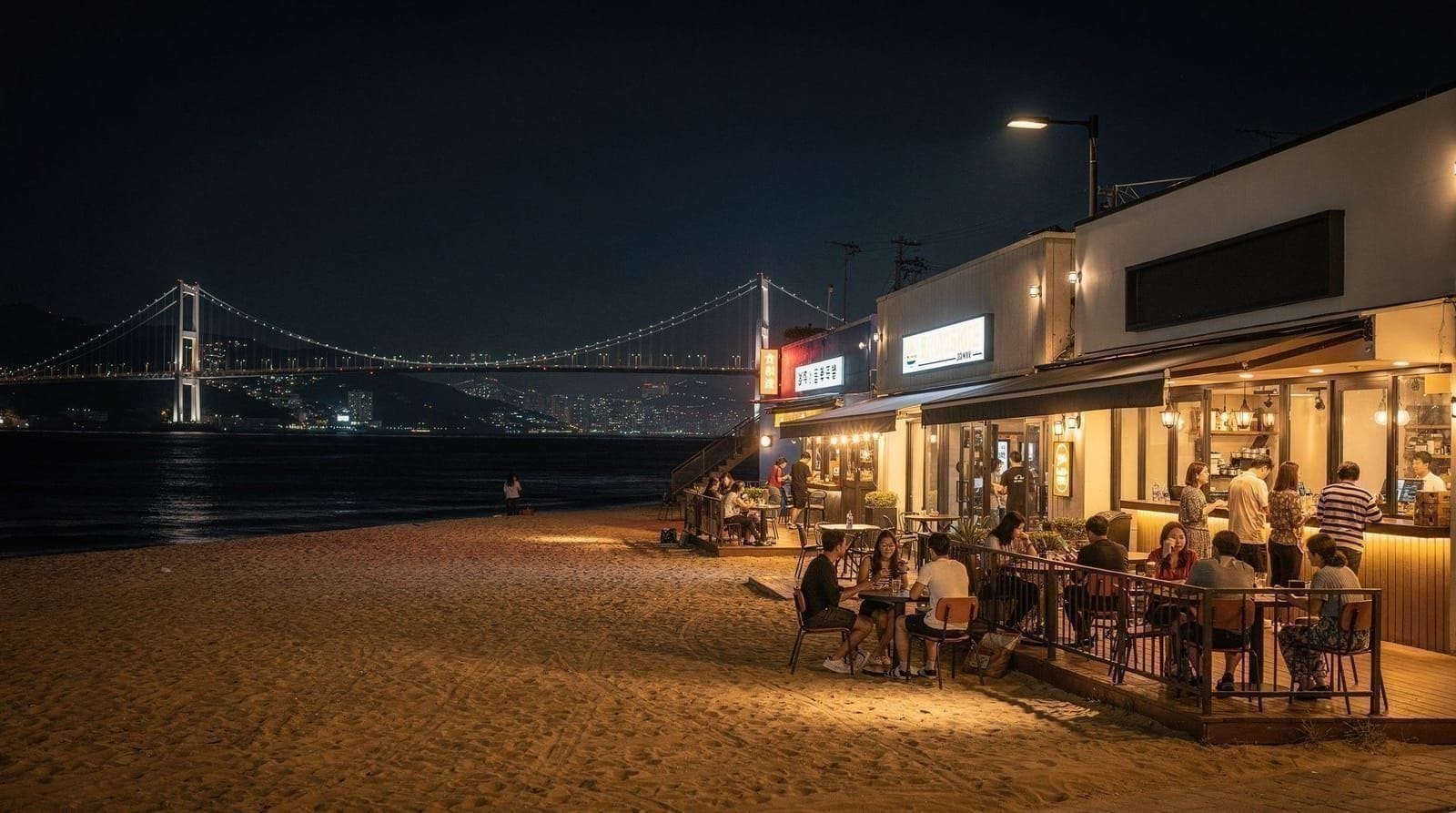 Gwangalli nightlife: bars, craft beer and the bridge after dark